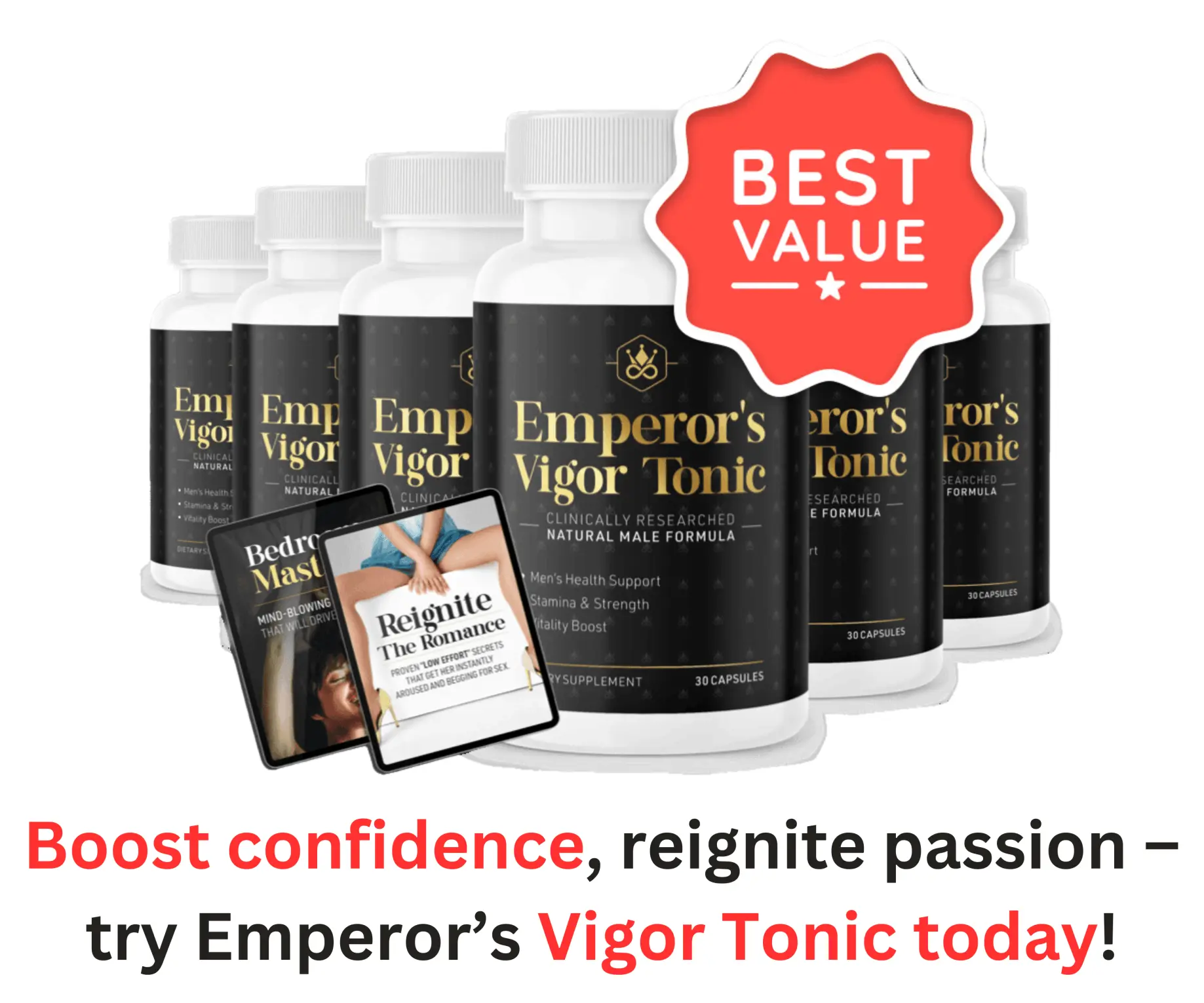 emperors vigor tonic 6 bottles